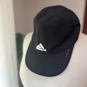 adidas‎ adizero Performance Running Cap Black Adjustable Hat